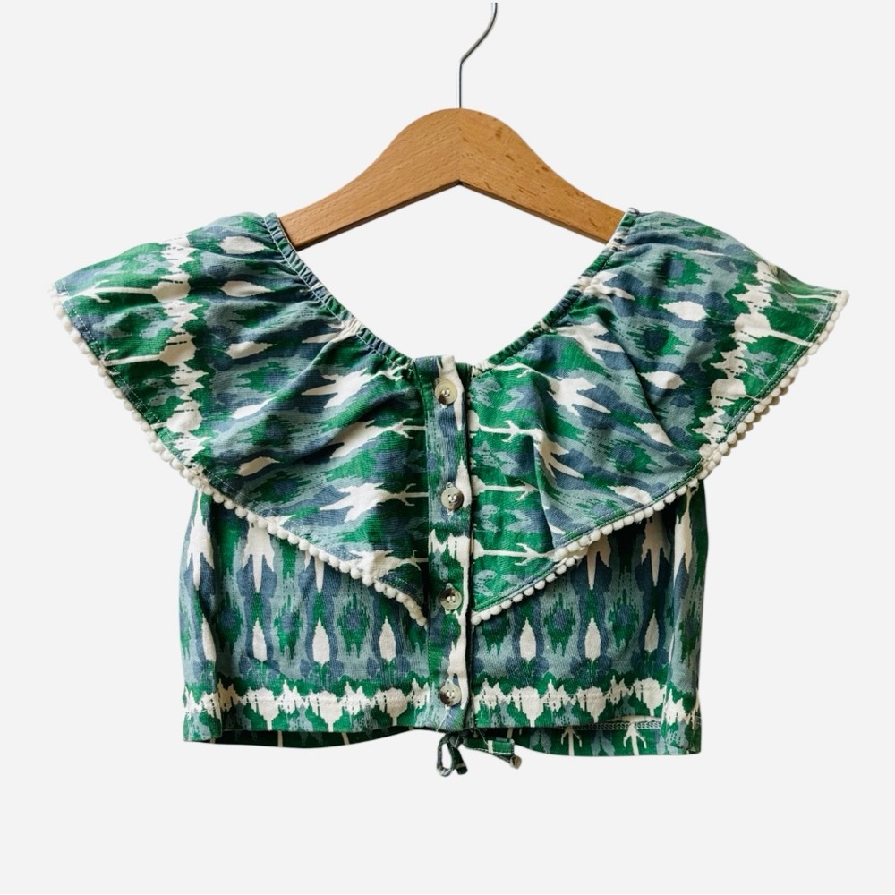 Kate Quinn Organics | Ruffled Crop Top